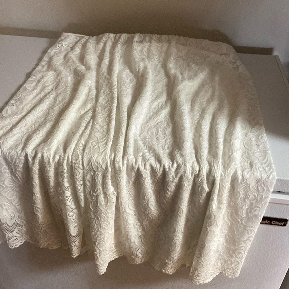 White lace skirt worn once